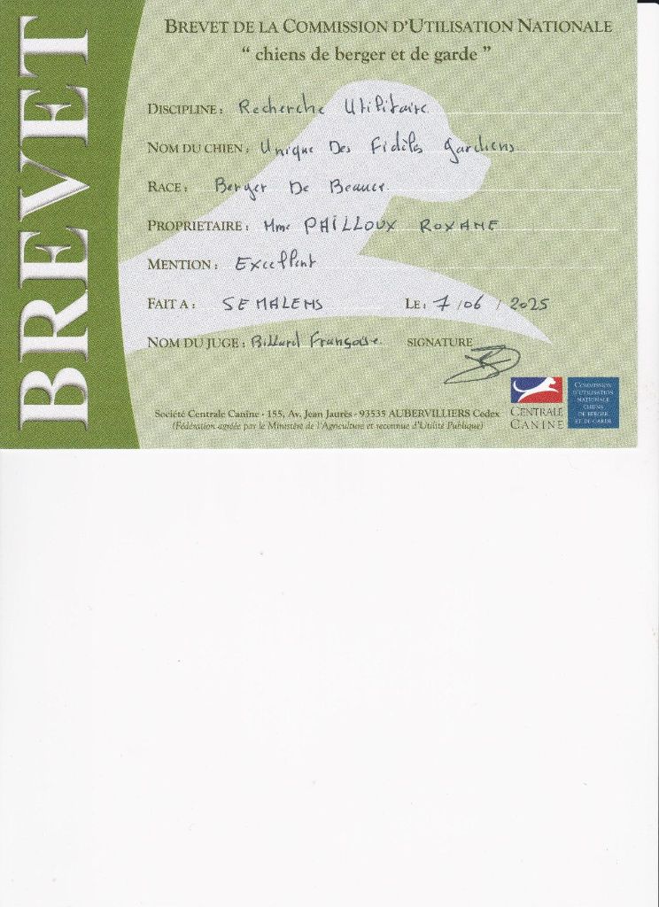 Brevet RU pour Unique